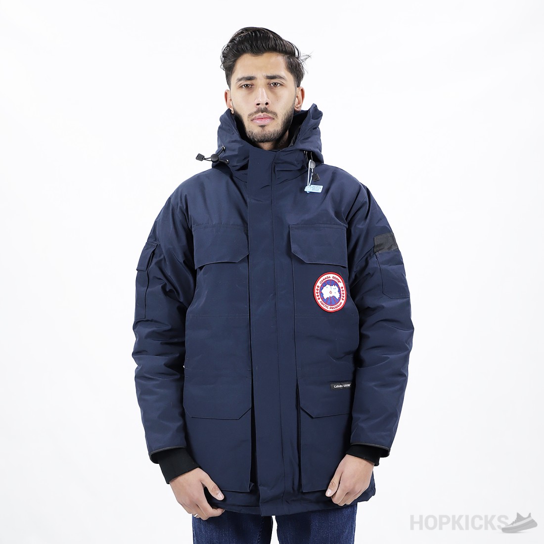 Canada goose blue expedition parka on sale